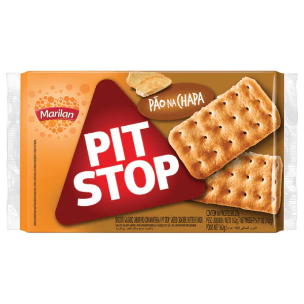 Biscoito Marilan Pit Stop Pão na Chapa - 162gr - Imagem 1