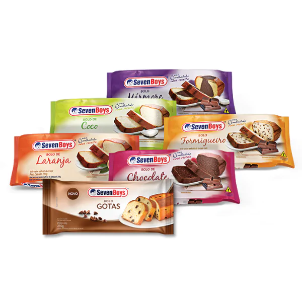 Bolo Seven Boys Laranja - 250gr - Imagem 2