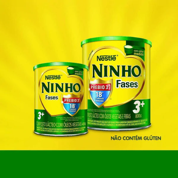 Composto Lácteo Ninho Fases 3+ - 400gr - Imagem 3