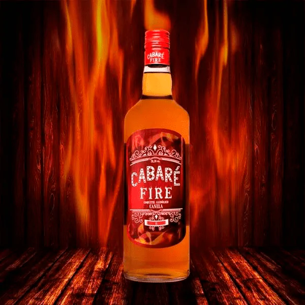 Cachaça Cabaré Fire Canela - 1L - Imagem 2