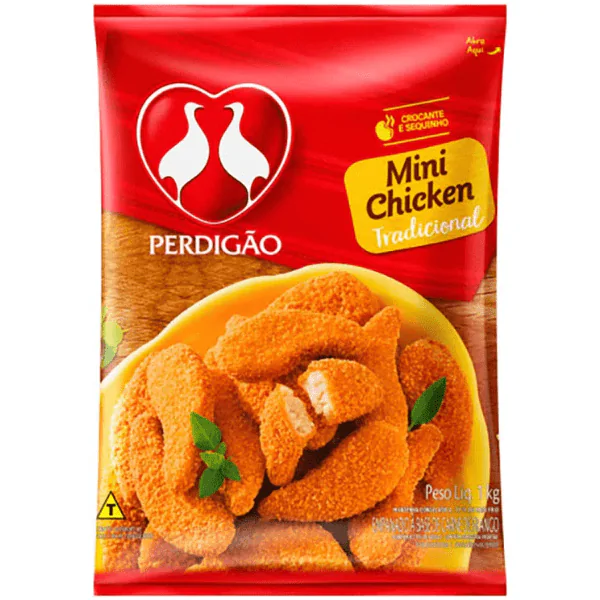Empanado Mini Chicken Perdigão - 1Kg - Imagem 1