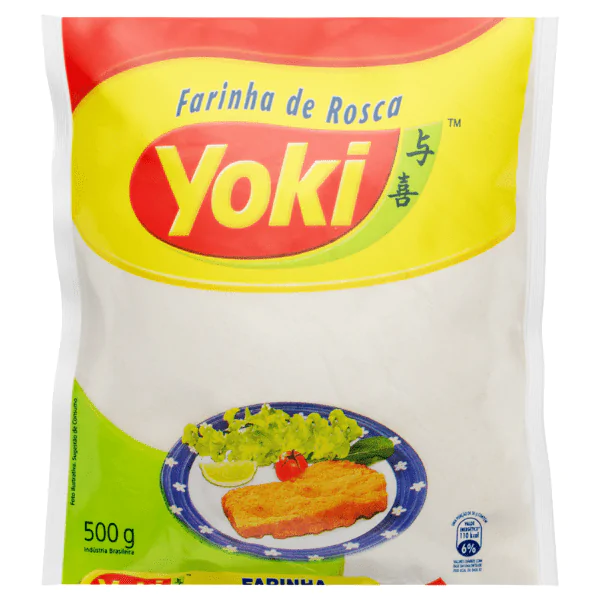Farinha Rosca Yoki - 500G-1 Farinha de Rosca Yoki - 500G - Imagem 1