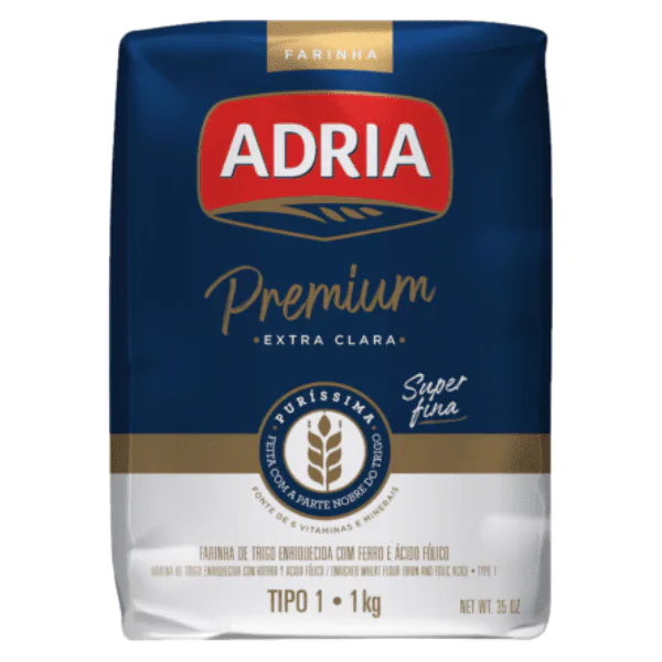 Farinha de Trigo Tipo 1 Adria - 1Kg - Imagem 1