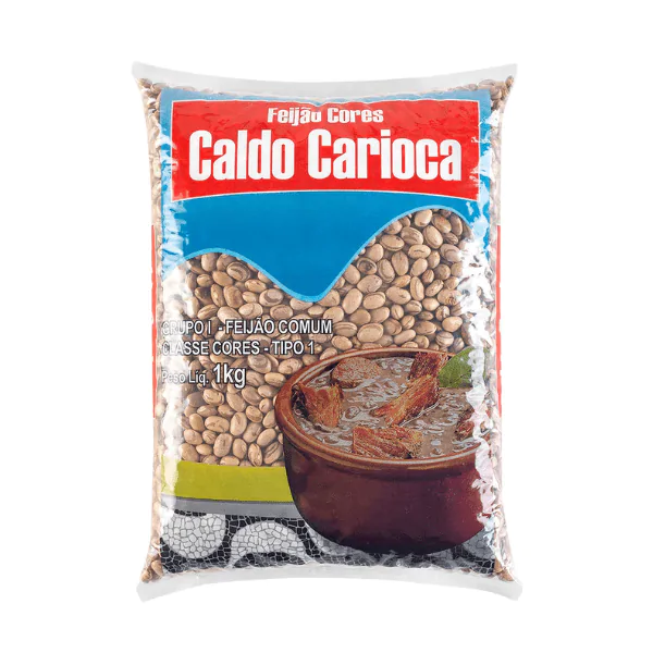 Feijão Carioca Tipo 1 Caldo Carioca - 1Kg - Imagem 1