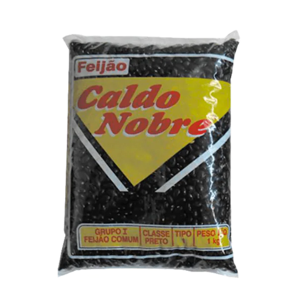 Feijão Preto Tipo 1 Caldo Nobre - 1Kg - Imagem 1