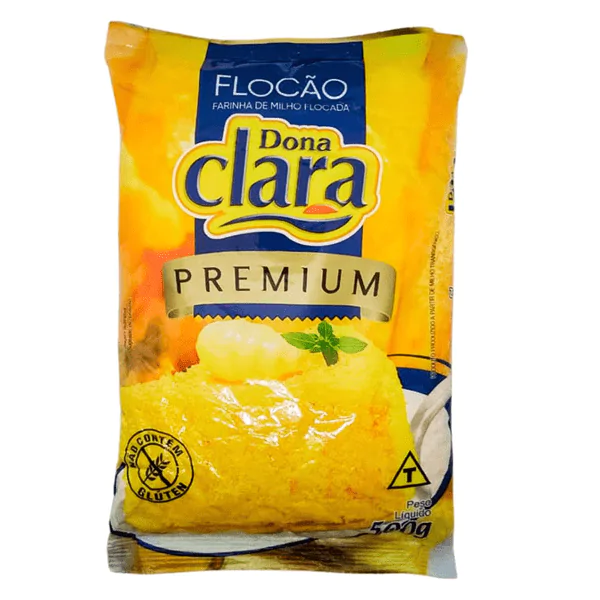 Flocão Milho Dona Clara - 500G - Imagem 1