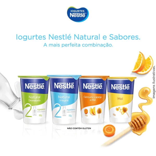 Iogurte Nestle Natural - 170gr - Imagem 3