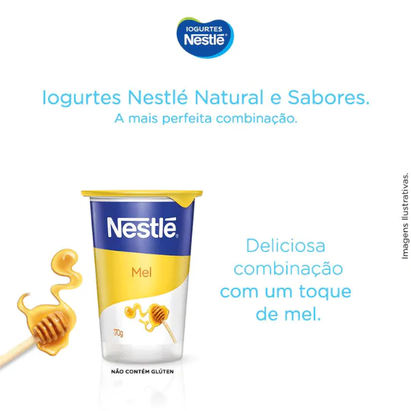 Iogurte Nestle Natural Com Mel - 170gr - Imagem 2