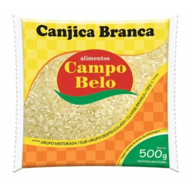 Milho Canjica Branca Campo Belo - 500gr - Imagem 1