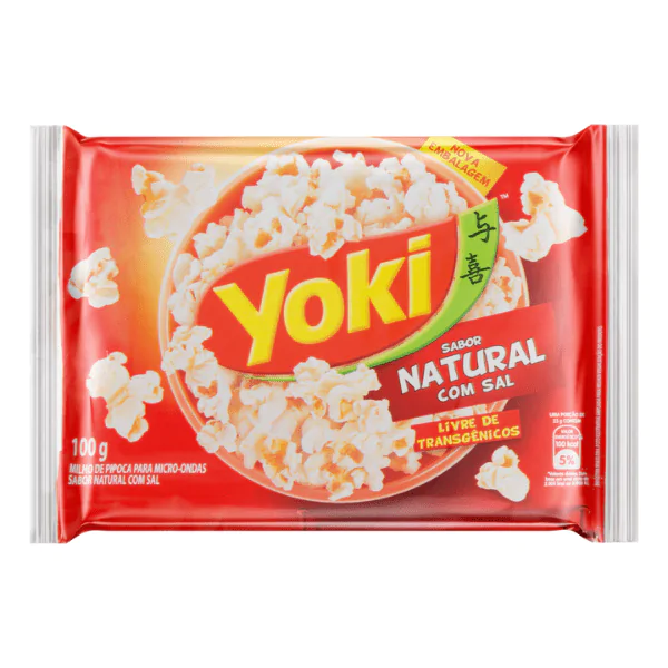 Pipoca Microondas Sal Yoki - 100gr