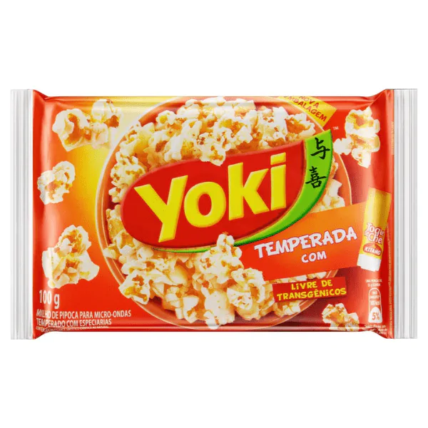 Pipoca Microondas Tempero do Chef Yoki - 100gr
