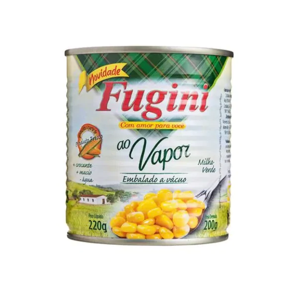 Milho Verde Vapor Fugini Lata - 170gr - Imagem 1