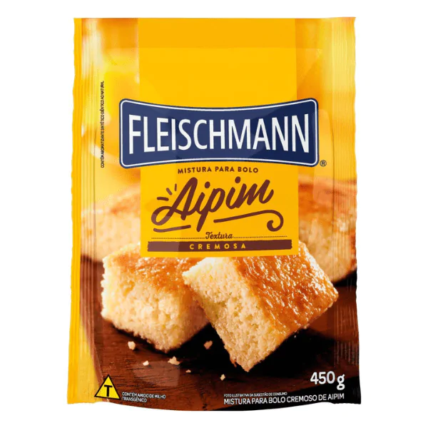 Mistura Bolo Aipim  Fleischmann - 390gr - Imagem 1