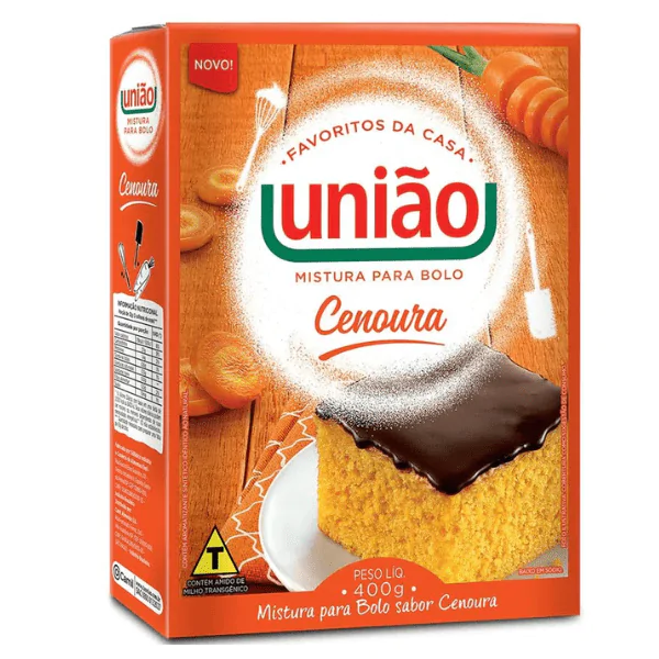 Mistura Bolo União Cenoura - 400gr - Imagem 1
