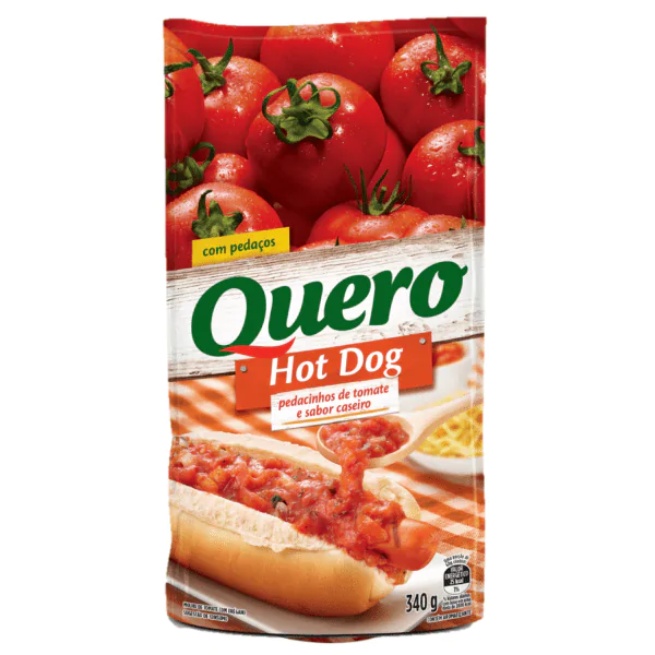Molho de Tomate Hot Dog Quero - 340gr - Imagem 1