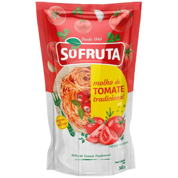 Molho de Tomate SoFruta Pouch - 300gr - Imagem 1