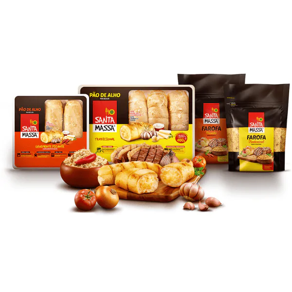 Pão de Alho Santa Massa Apimentado - 400gr - Imagem 3