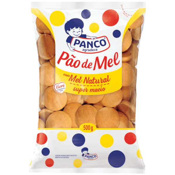 Pão de Mel Panco Tradicional - 500gr - Imagem 1