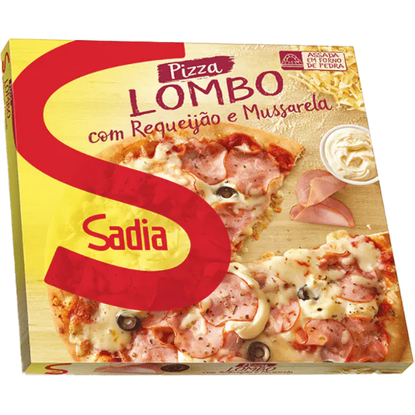 Pizza Sadia Lombo com Queijo e Requeijão - 460gr
