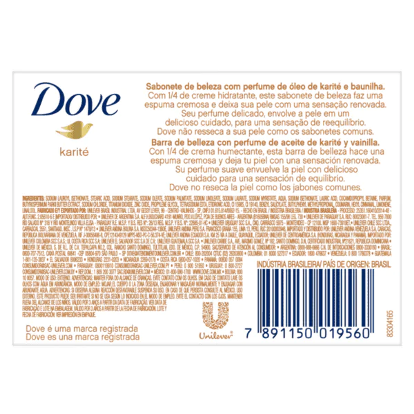 Sabonete Dove Karité - 90gr - Imagem 2