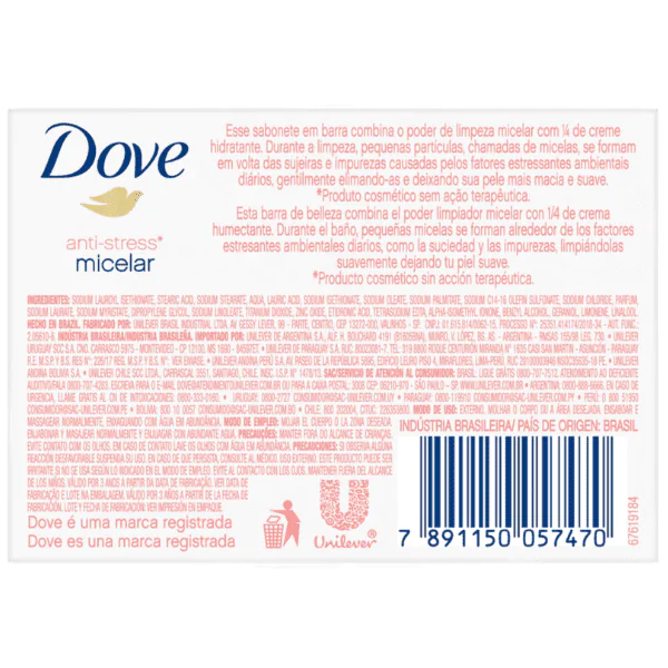 Sabonete Dove Micelar - 90gr - Imagem 2