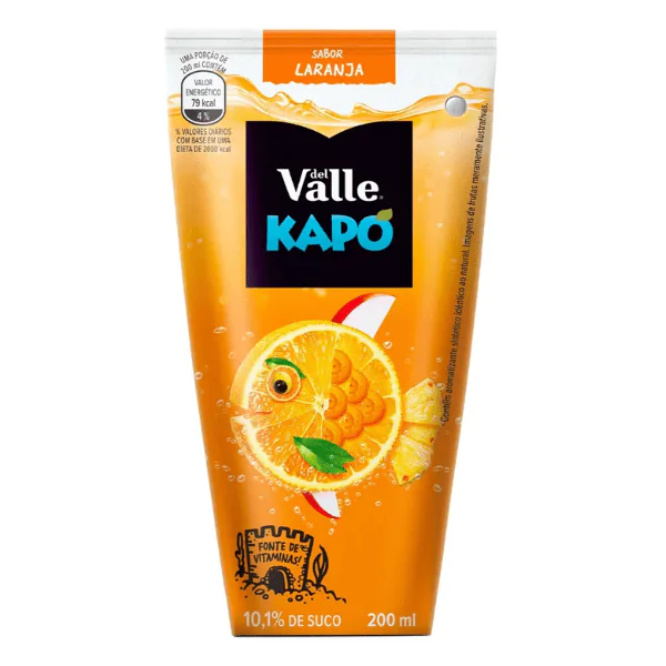Suco Kapo Sabor Laranja - 200ml