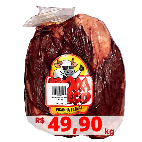 Picanha Fatiada BetterBeef - 1,427 Kg - Imagem 1