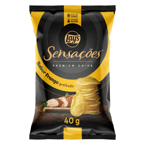 Salgadinho Lays Sensações Frango Grelhado - 40gr - Imagem 1