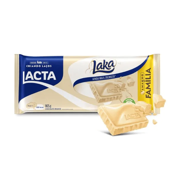 Barra de Chocolate Lacta Laka - 165gr - Imagem 2