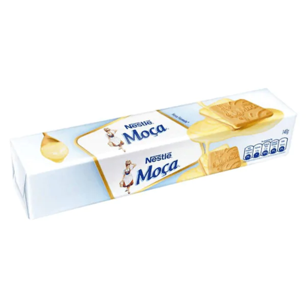 Biscoito Recheado Moça - 140gr - Imagem 2