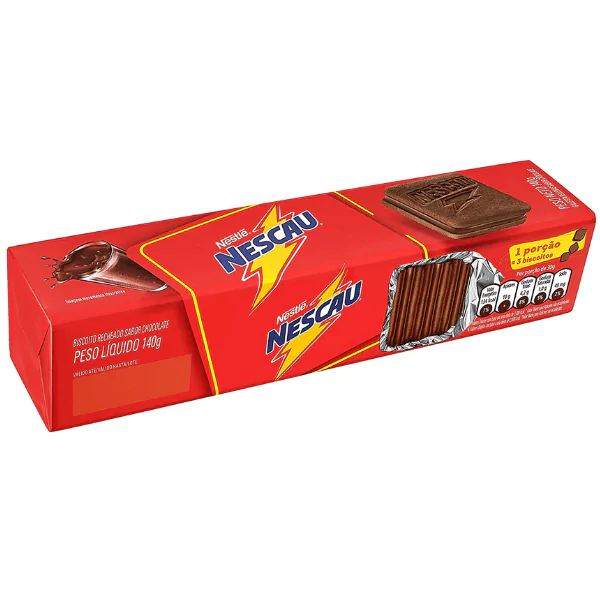 Biscoito Recheado Nescau - 140gr - Imagem 2
