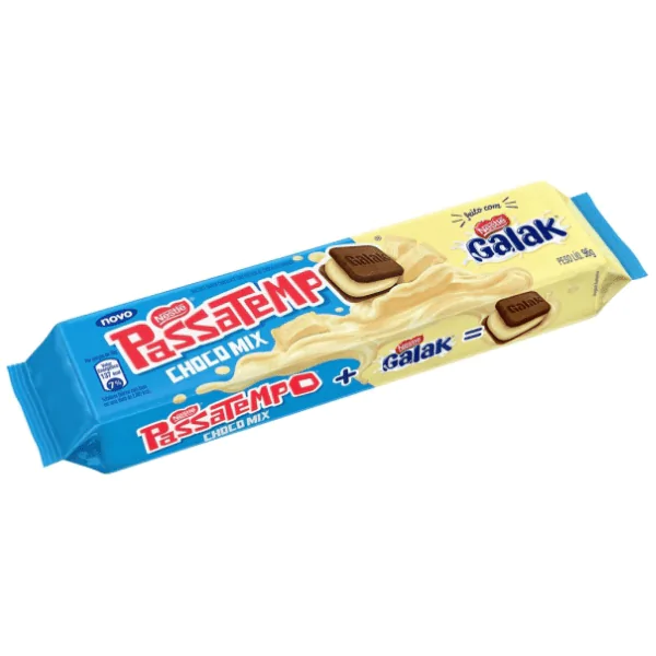 Biscoito Passatempo Chocolate Galak - 96gr - Imagem 1