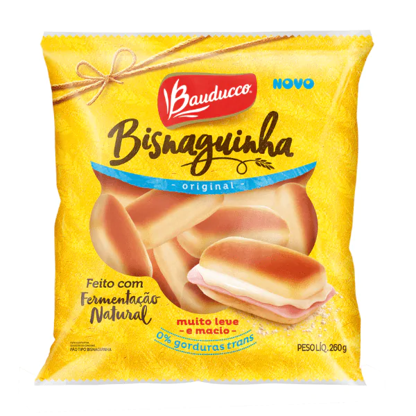 Bisnaguinha Bauducco - 260gr - Imagem 1