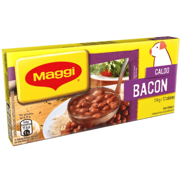 Caldo em Tablete Maggi Bacon - 114gr - Imagem 1
