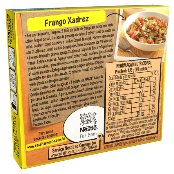 Caldo em Tablete Maggi Galinha - 57gr - Imagem 2