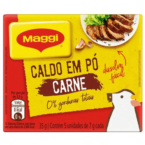 Caldo Maggi em Pó Carne - 35gr - Imagem 2