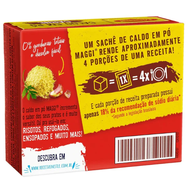 Caldo Maggi em Pó Carne - 35gr - Imagem 3