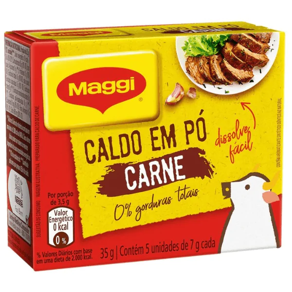 Caldo Maggi em Pó Carne - 35gr - Imagem 1