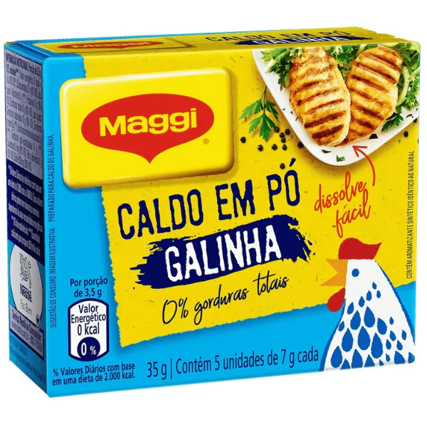 Caldo Maggi em Pó Galinha - 35gr - Imagem 1