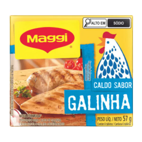 Caldo em Tablete Maggi Galinha - 57gr