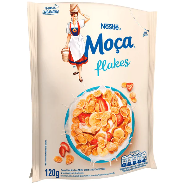 Cereal Matinal Flakes Moça - 120gr - Imagem 1