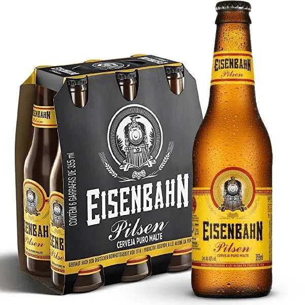 Cerveja Eisenbahn Puro Malte Pilsen  Long Neck - 355ml - Imagem 2