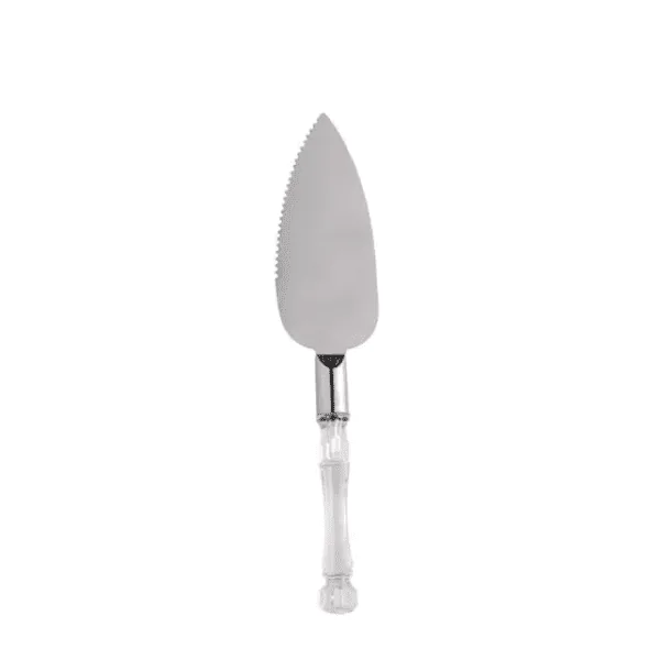 Conjunto Bolo 2 Peças Lyor Inox Cabo Bambu Transparente - Imagem 3