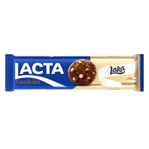 Cookie Chocolate Lacta Original - 80G Cookie Chocolate Lacta Original - 80gr - Imagem 1