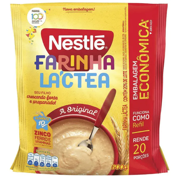 Farinha Láctea Nestlé Sc - 600gr - Imagem 1