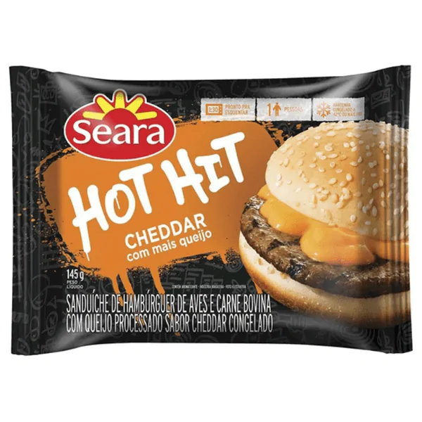 Hot Hit Seara Cheddar - 145gr - Imagem 1