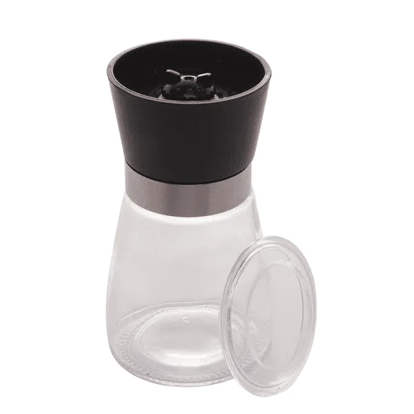 Moedor de Tempero Vidro Lyor Tampa Vermelha - 170Ml - Imagem 2