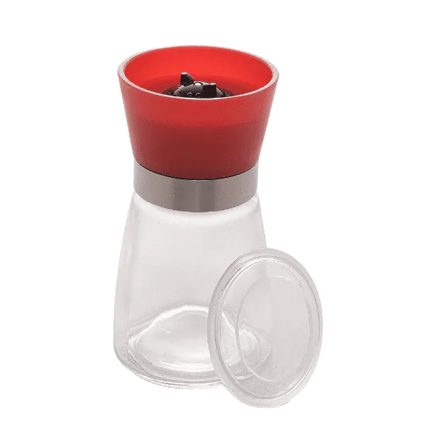 Moedor de Tempero Vidro Lyor Tampa Preta - 170Ml - Imagem 2