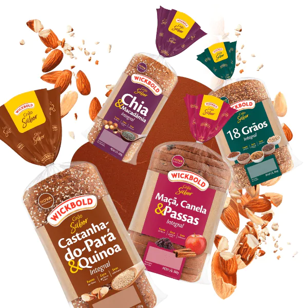 Pão WickBold Grão Sabor Maçã, Canela & Passas Integral - 500gr - Imagem 4