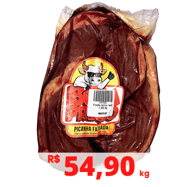 Picanha Fatiada BetterBeef -  1,335 Kg - Imagem 1